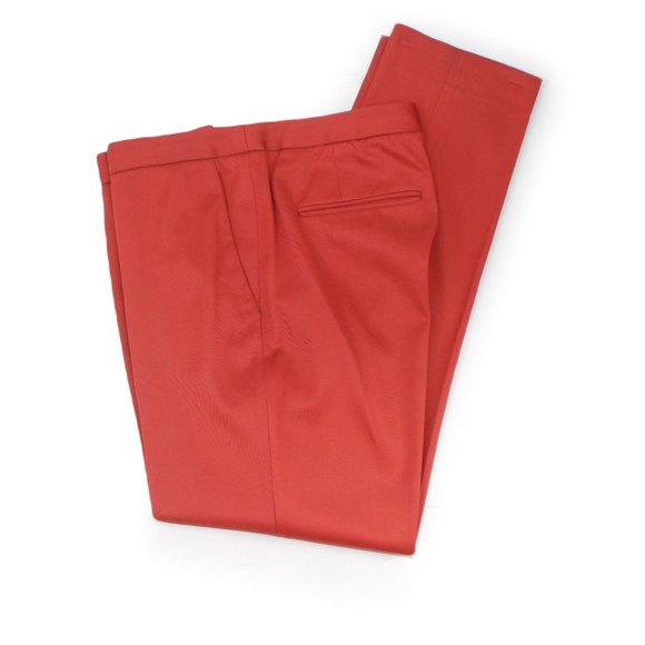 T Alexander Wang Pants High Rise Burnt Orange Tapered Ankle Trousers w/Pockets - Picture 5 of 11